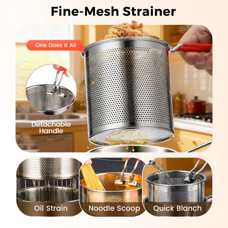 Multifunctional  Stainless Steel Fryer
