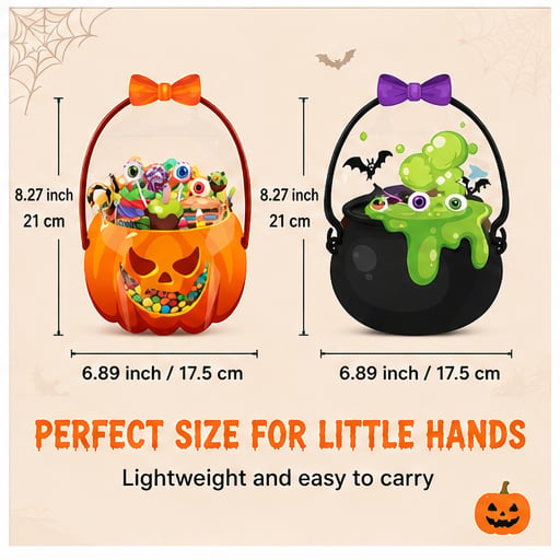 🔥Halloween Treat Bags – 10/30/50PCS Party Packs 🎃