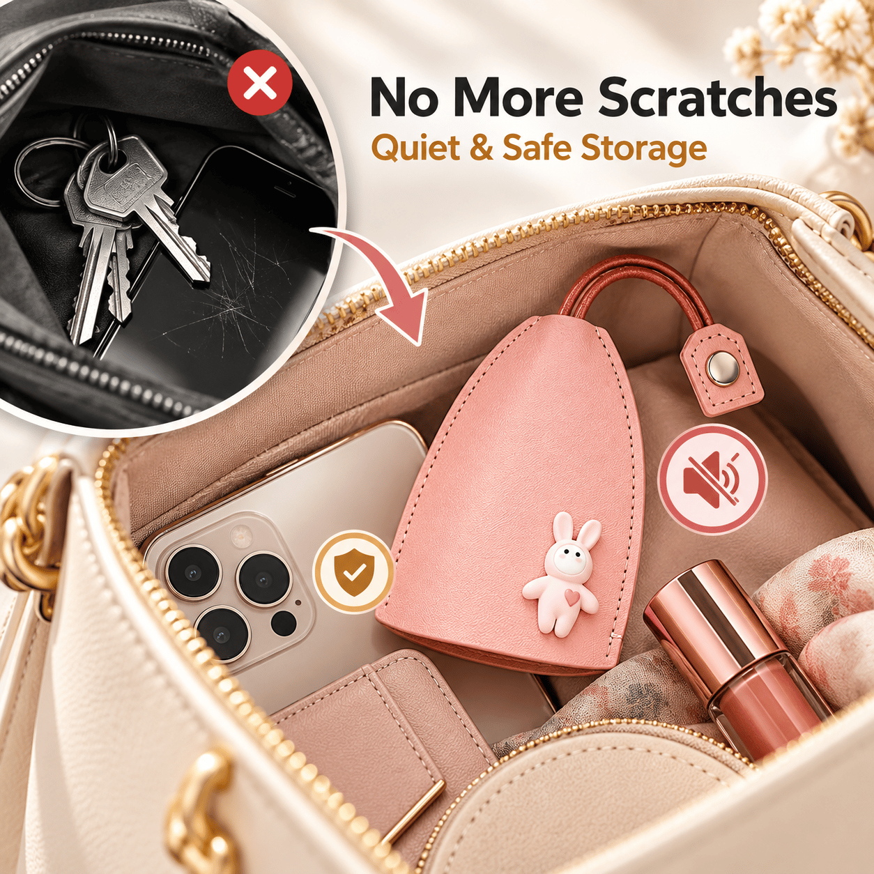 🎁Last Day Promotion 70% OFF🔥Cute Cartoon Pull-Out Key Case