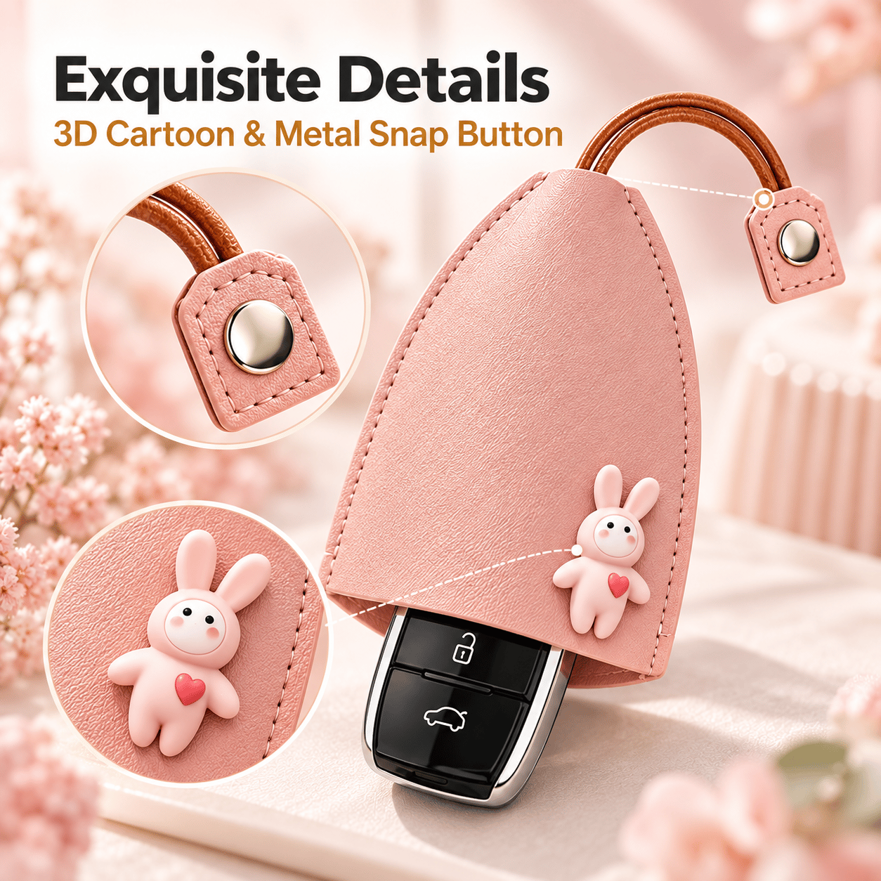 🎁Last Day Promotion 70% OFF🔥Cute Cartoon Pull-Out Key Case