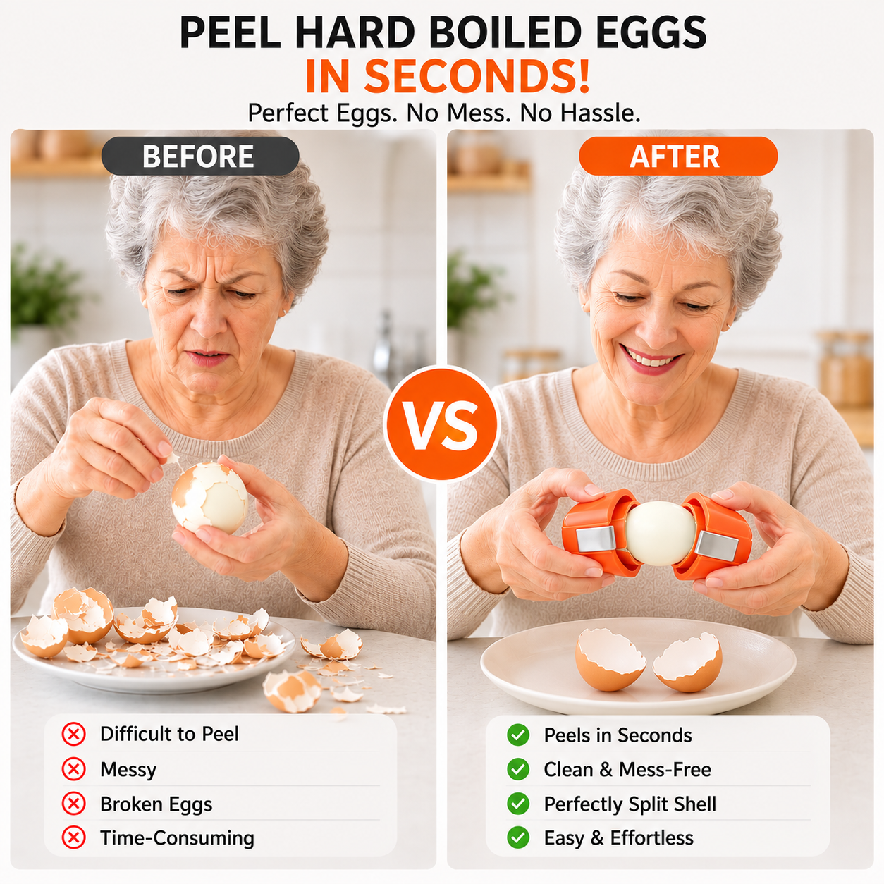 🍳 Quick Egg Cracker Tool – Open Hundreds Of Eggs Faster & Cleaner