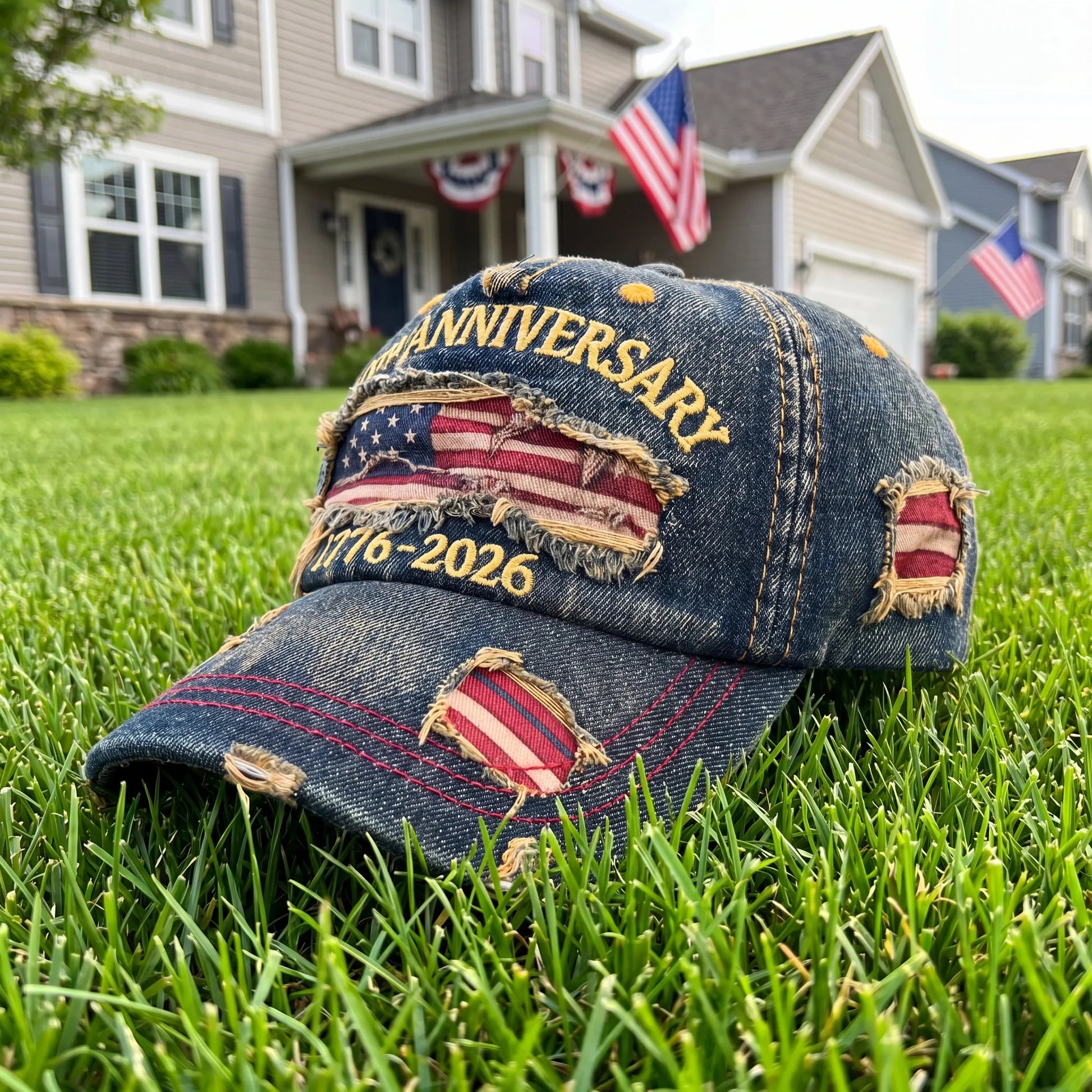 🎖️100% Handmade 250th Anniversary Hat