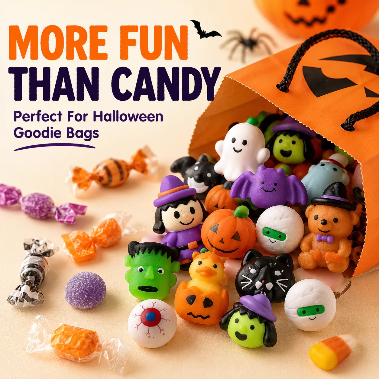 🔥Last Day 70% OFF - 🎃 30PCS Halloween Mochi Squishy Toys