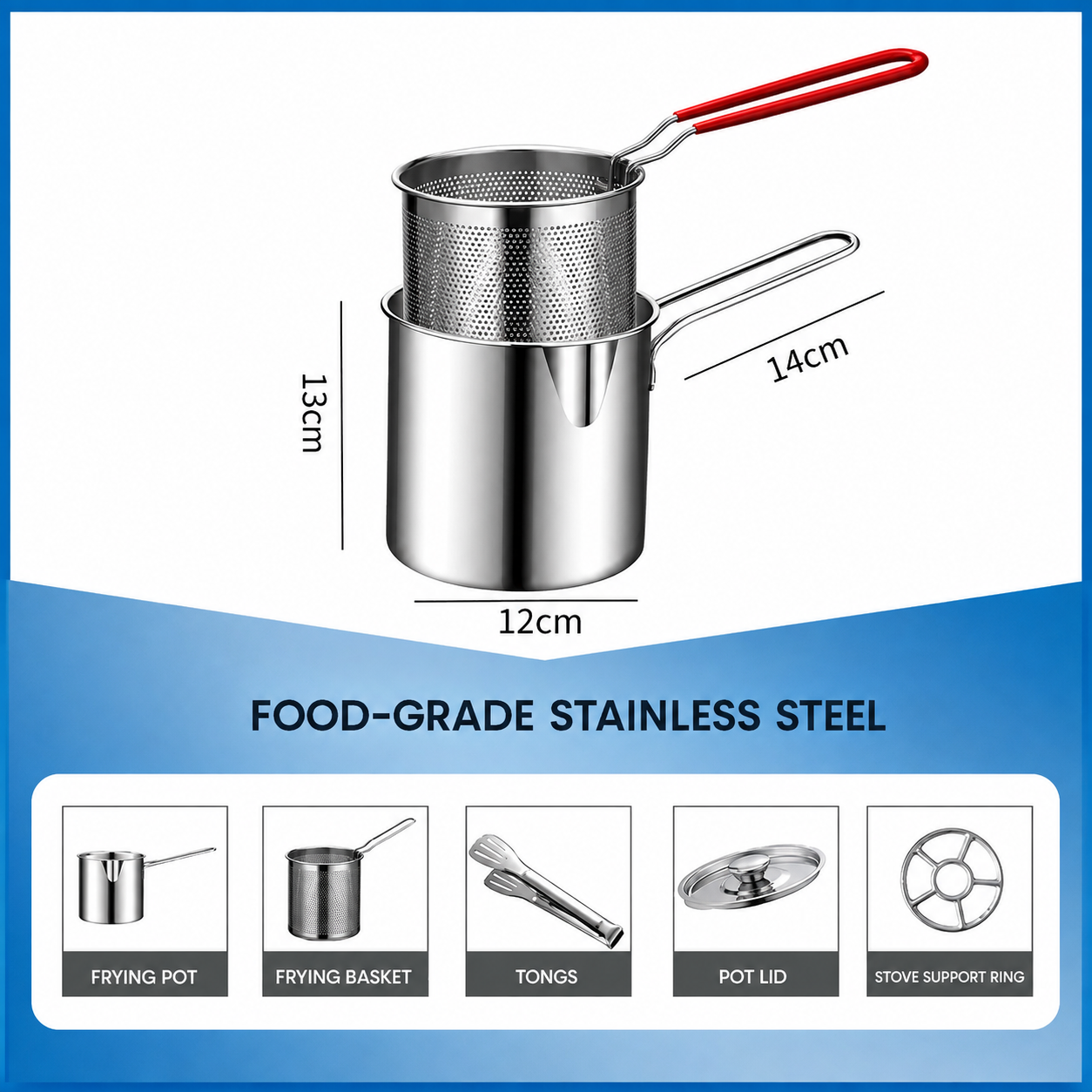 Multifunctional  Stainless Steel Fryer