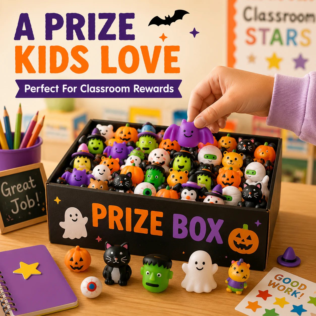 🔥Last Day 70% OFF - 🎃 30PCS Halloween Mochi Squishy Toys