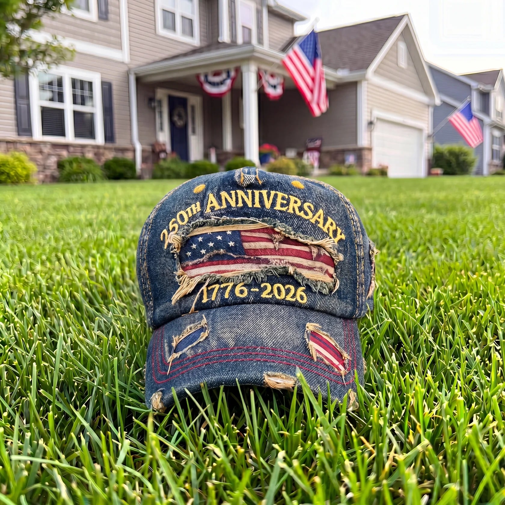 🎖️100% Handmade 250th Anniversary Hat