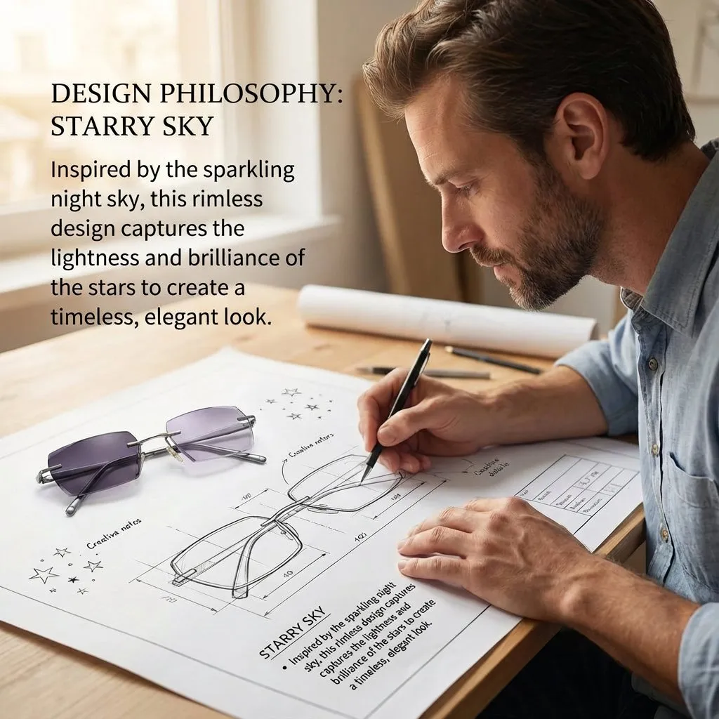 [Co-Created by Designers]Gypsophila Smart Zoom and Color-Changing Reading Glasses, Auto Focus Distance Near Progressive Multi-focus HD Vision