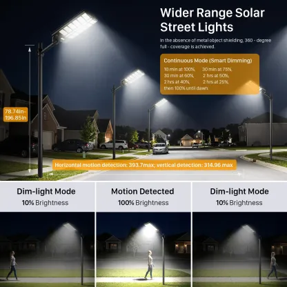 Lámpara solar de pared para exteriores – LED con sensor de movimiento y 3 modos | Luz de seguridad impermeable IP66 con control remoto | Luz para jardín, patio y porche | Iluminación solar para exteriores