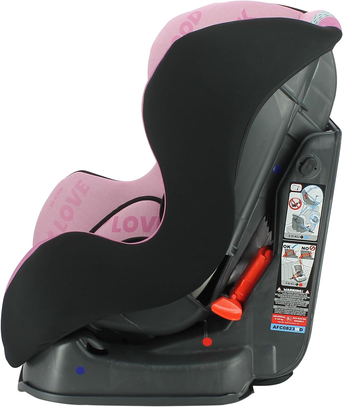 Disney - COSMO Autoasiento Grupo 0/1/2 (0-25Kg) - Made in France - Respaldo de carretera 0-10Kg - Inclinable -