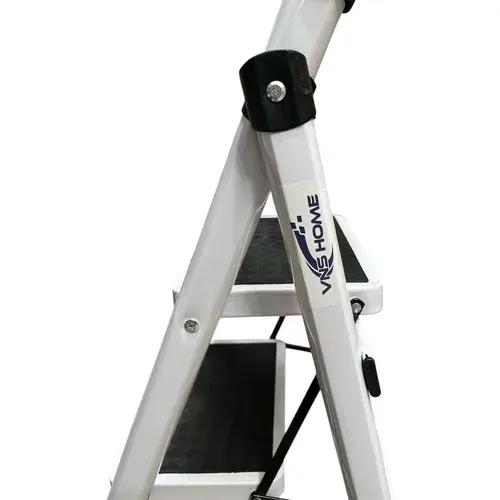 Escalera De Acero Tubular Tipo Tijera Plegable 4 Escalones
