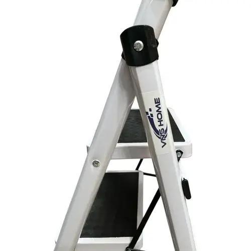 Escalera De Acero Tubular Tipo Tijera Plegable 4 Escalones