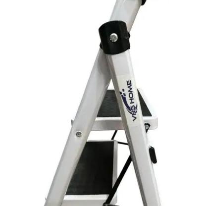 Escalera De Acero Tubular Tipo Tijera Plegable 4 Escalones