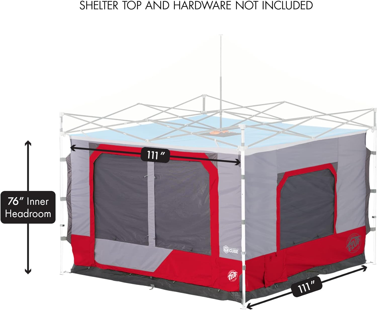 E-Z UP Inc Camping Cube 6.4 Tienda de campaña para Exteriores, Punch