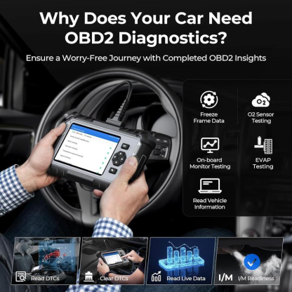 Escáner automotriz AD500 OBD2, herramienta de diagnóstico.