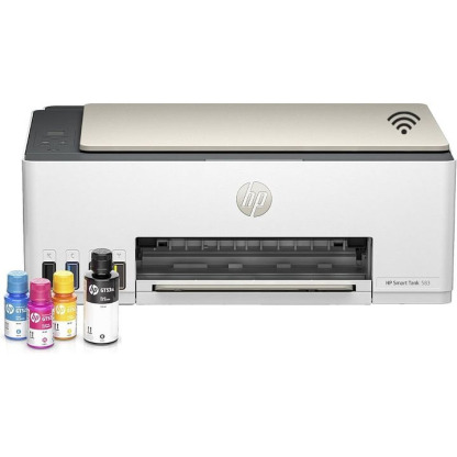 HP Impresora Multifuncional Smart Tank 580, Tinta Continua, Color, Wi-Fi, Dúplex (Doble Cara) Manual, Impresión Desde Smart App, 2 años de Garantía (1F3Y2A)