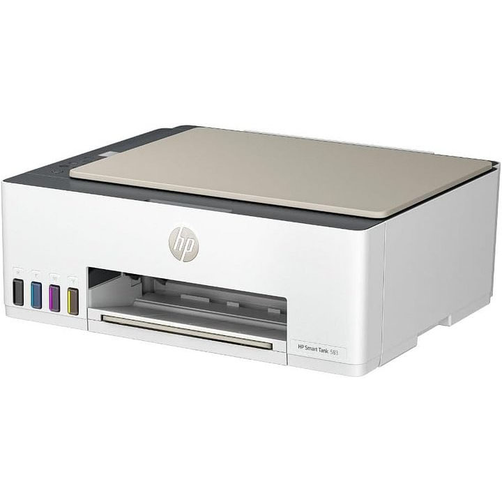 HP Impresora Multifuncional Smart Tank 580, Tinta Continua, Color, Wi-Fi, Dúplex (Doble Cara) Manual, Impresión Desde Smart App, 2 años de Garantía (1F3Y2A)