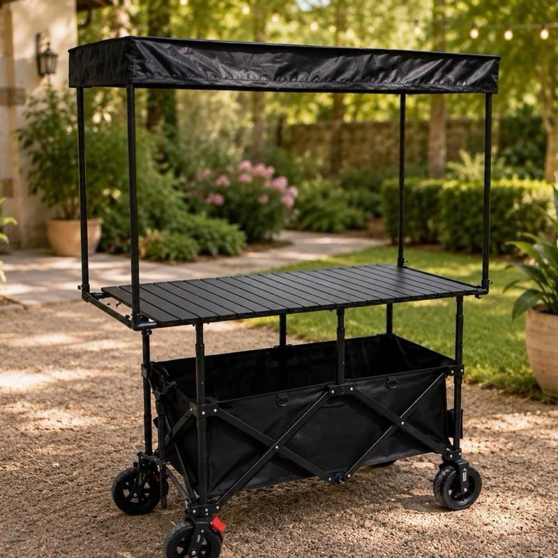 Carrito Multiusos Plegable con Toldo