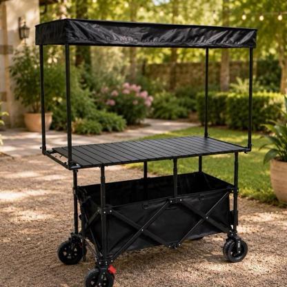 Carrito Multiusos Plegable con Toldo