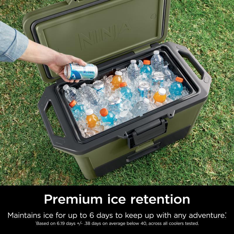 Hielera rígida FrostVault de 50 qt con zona seca fría - FB151