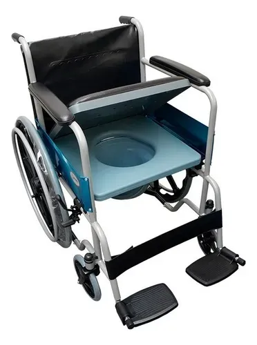 Silla De Ruedas Speedy SP7500 Con Cómodo Integrado Color Negro Y Plata