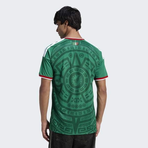 Paquete de 3 piezas：Jersey adidas para Hombre Local Selección Nacional de México 26 Verde