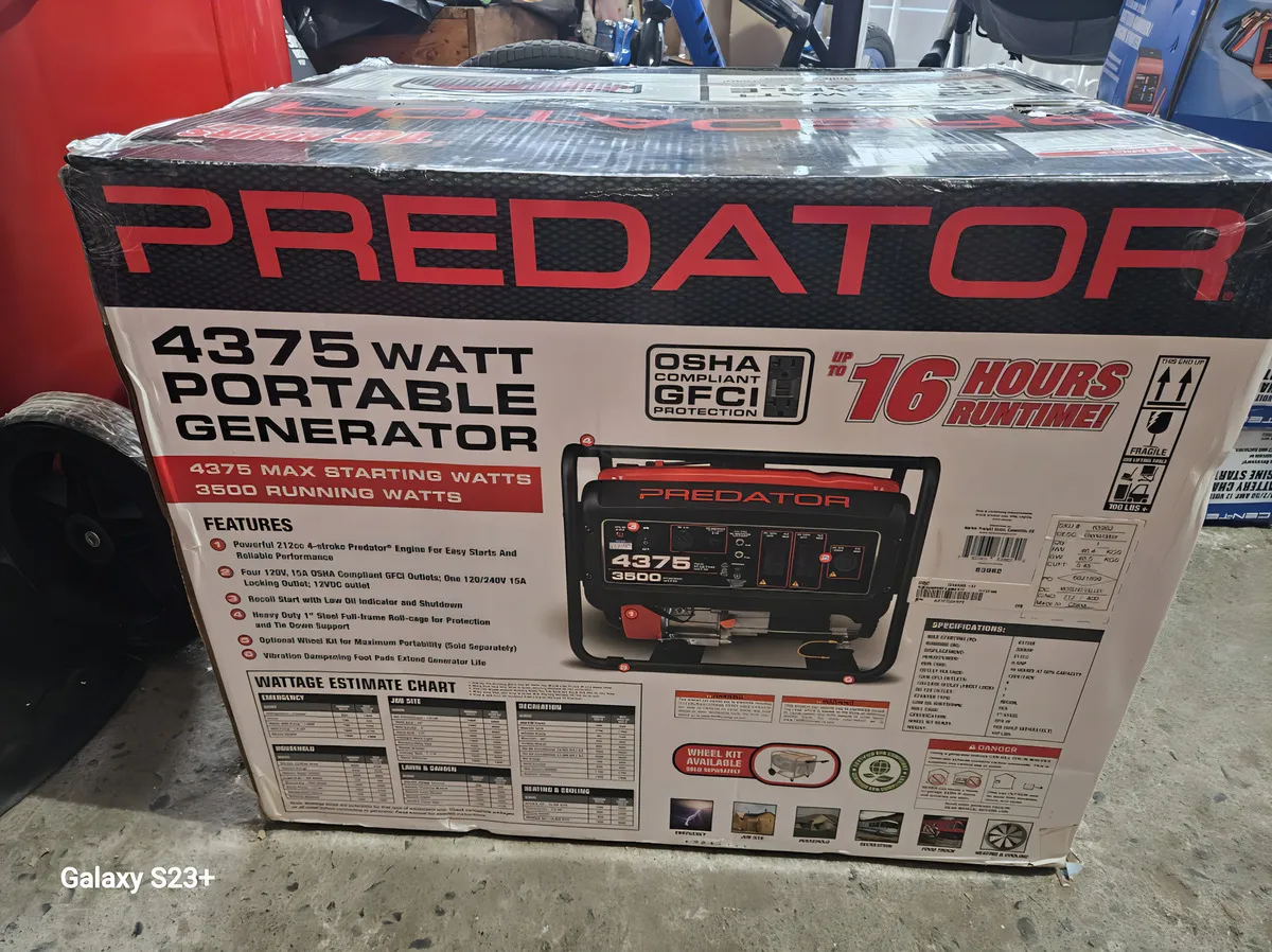 Generador Predator 4375