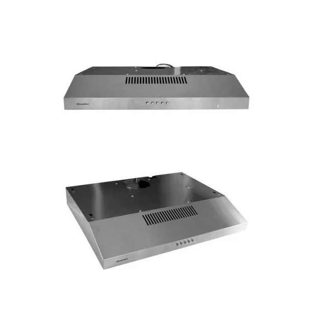 Combo Maxims Parrilla y Campana Maxims DUO PACK STEEL 60 | Acero Inoxidable | Moderno y Funcional