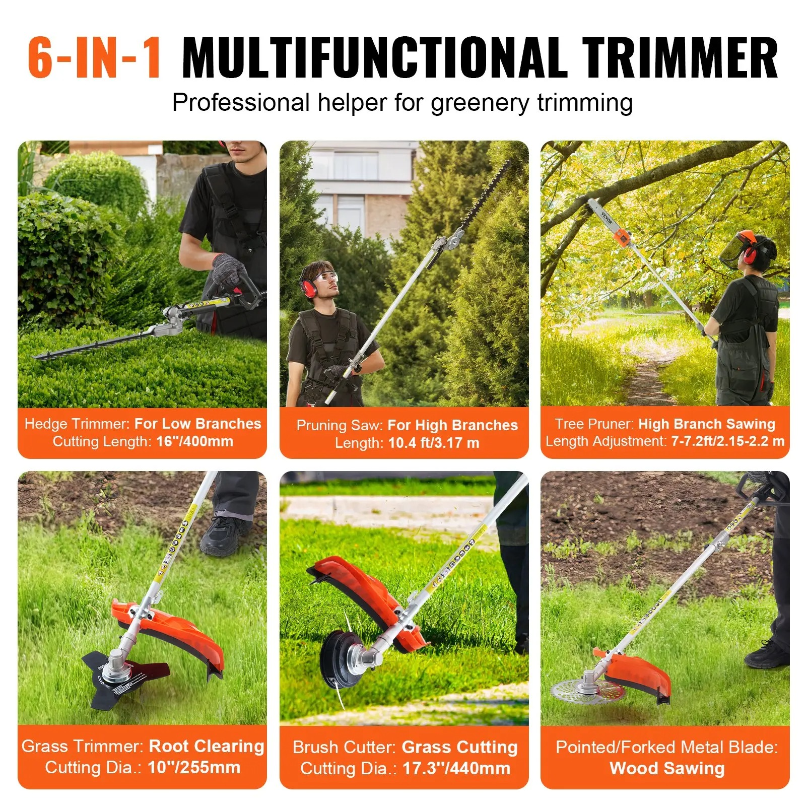 ✨Juego de herramientas de recorte multifuncionales 6 en 1 - Oferta especial del Día de la Supermarca(Garantía de 1 años)