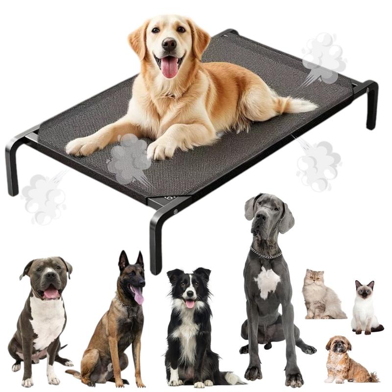 Cama Elevada Para Mascotas Grandes Perros Gatos Transpirable UNAMASCOTA