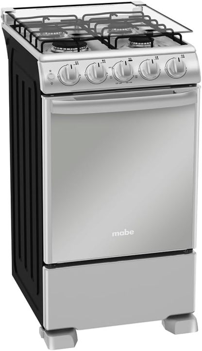 Mabe EM5045CAIS1 Estufa de Piso 50 cm, Color Plata Mercury