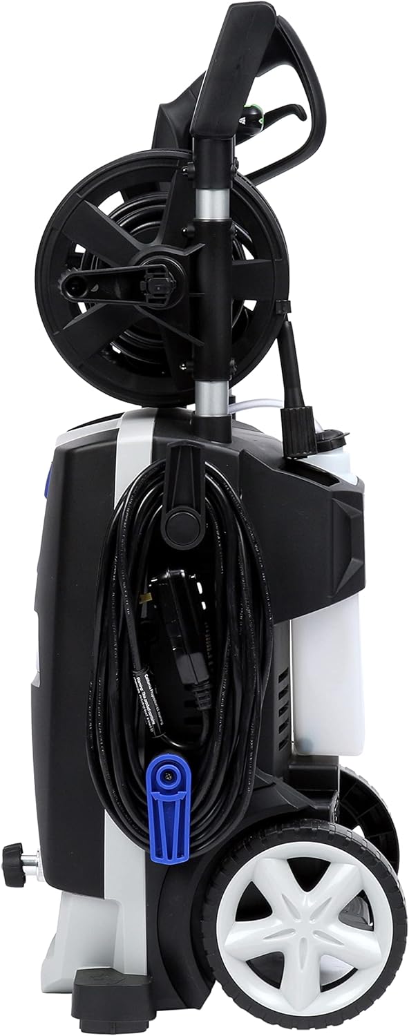 AR Blue Clean AR390SS 2000 PSI - Limpiador eléctrico con Pistola de Spray, Varilla, Manguera DE 76,2 cm y Cable de alimentación DE 88,9 cm, Color Azul, Azul, 1-Paquete