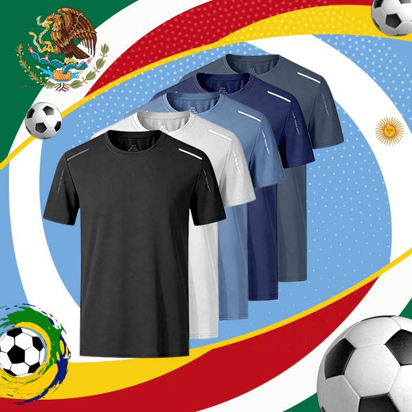 Camisetas de hombre de secado rápido Pack de 5 ranspirable y ligera
