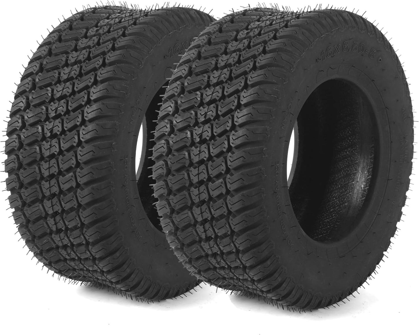 AR-PRO Paquete de 2 neumáticos para cortacésped de 20 x 8.00-8 (4 capas sin cámara), neumáticos sin cámara de repuesto para cortacésped, carritos de golf y ATV, llanta no incluida