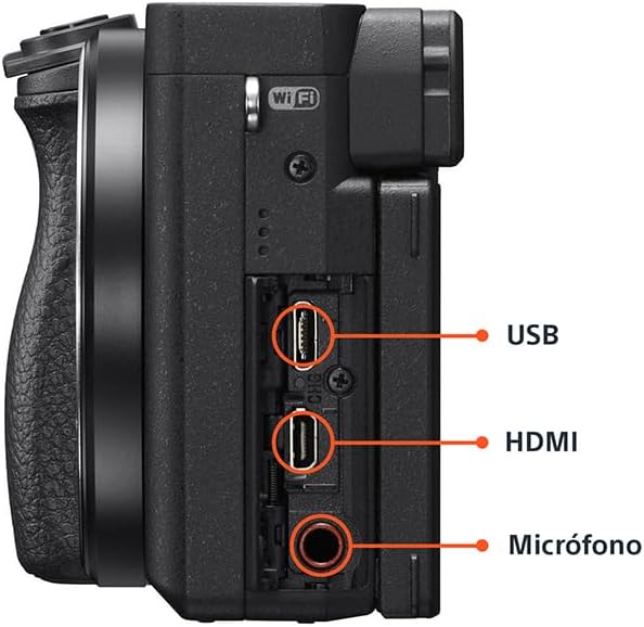 Sony Cámara Alpha 6400 APS-C con Nuevo Lente Zoom 16-50mm Versión 2 con autoenfoque más rápido, Ligero y silencioso