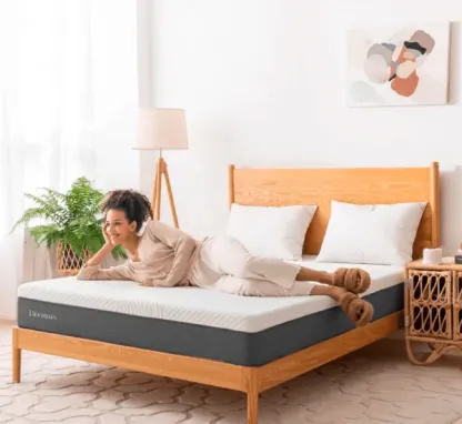 Colchón Dreams Lite, Firmeza Media-Alta  2 Capas de Espuma  Soporte Ergonómico Adecuado  Forro Removible y Lavable