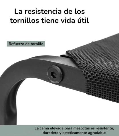 Cama Elevada Para Mascotas Grandes Perros Gatos Transpirable UNAMASCOTA