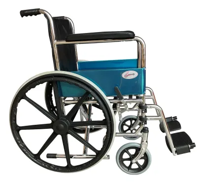 Silla De Ruedas Speedy SP7500 Con Cómodo Integrado Color Negro Y Plata