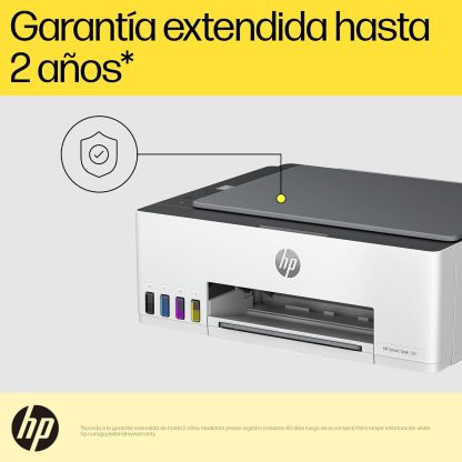 HP Impresora Multifuncional Smart Tank 580, Tinta Continua, Color, Wi-Fi, Dúplex (Doble Cara) Manual, Impresión Desde Smart App, 2 años de Garantía (1F3Y2A)