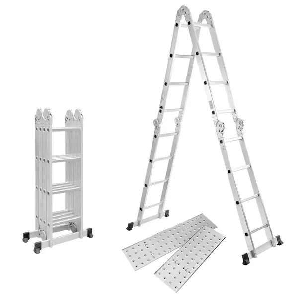 Escalera Multiposiciones De Aluminio 4.5 Metros 16 Peldaños