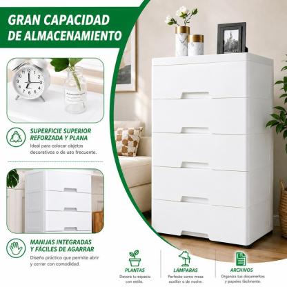 Mueble Organizador Moderno Disponible en 3 y 4 Cajones
