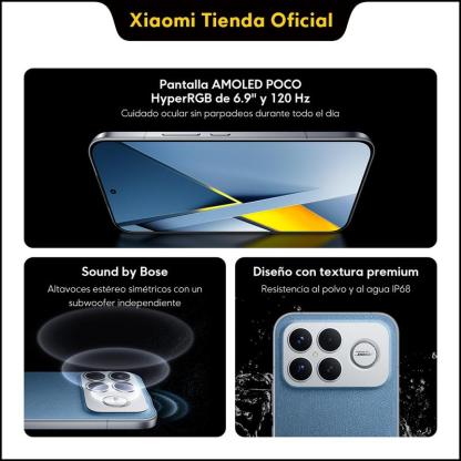 Poco F8 Ultra | Batería masiva de 6500 mAh | Sound by Bose | Cámara triple de 50 MP con OIS