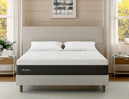 Colchón Dreams Lite, Firmeza Media-Alta  2 Capas de Espuma  Soporte Ergonómico Adecuado  Forro Removible y Lavable