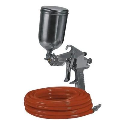Compresor De Aire Eléctrico 2.5 HP Con Pistola De Gravedad Tanque 25L Doble Salida de Aire
