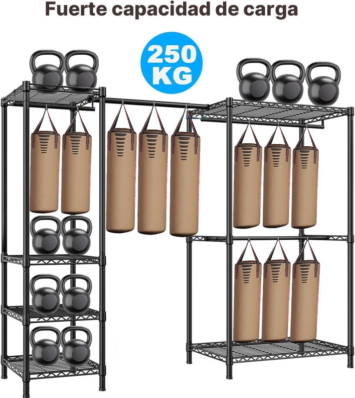 Clóset Armable de Metal Reforzado Perchero de Pie Organizador Ropa Grande