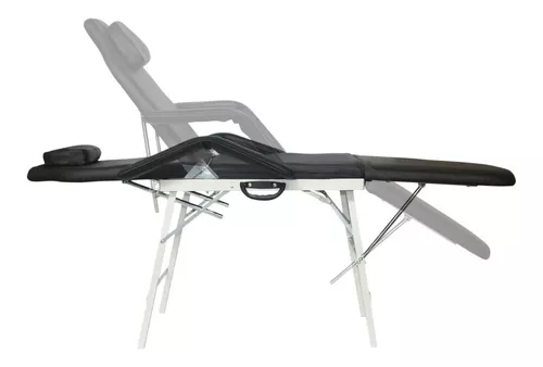 Silla Faciales Cama Camilla Sillon Spa Masaje Color Negro Urban Design AT17369