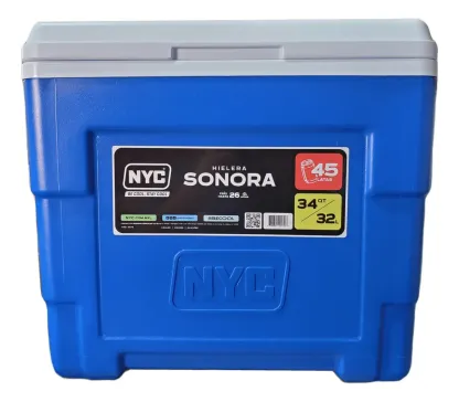 Hielera Con Ruedas 45 Latas 32 L Nyc De 34qt Sonora