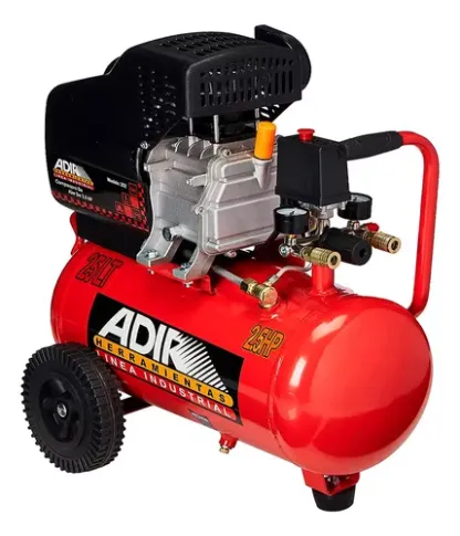 Compresor Eléctrico Lubricado 2.5hp 25 Lts Adir 202 Frecuencia 30 MHz