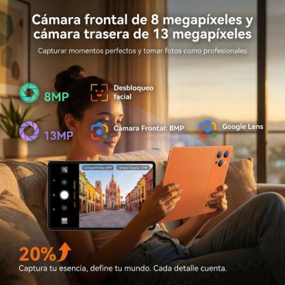 Tablet 10.1\" Android 15 Rendimiento Fluido | Octa-Core | 16GB+256GB | Pantalla HD | 10000mAh | WiFi 5G | Accesorios Incluidos