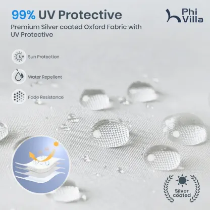 [Impermeable y resistente a los rayos UV] Carpa plegable PHIVILLA de 3,6x3,6 m, carpa portátil instantánea para exteriores, cenador para exteriores con cierre de un solo botón y bolsa con ruedas.