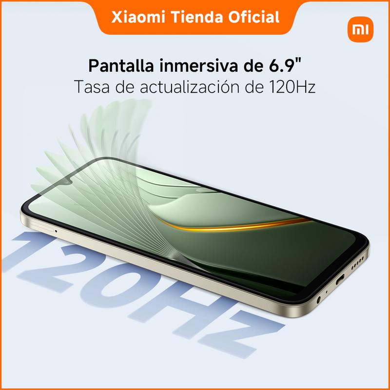 POCO C81 Pro con Redmi Buds 6 Play GRATIS | Pantalla inmersiva de 6.9" | Batería de 6000mAh (típ) | Poderoso procesador de ocho núcleos | Diseño delgado y sofisticado | Cámara dual de 13MP con AI